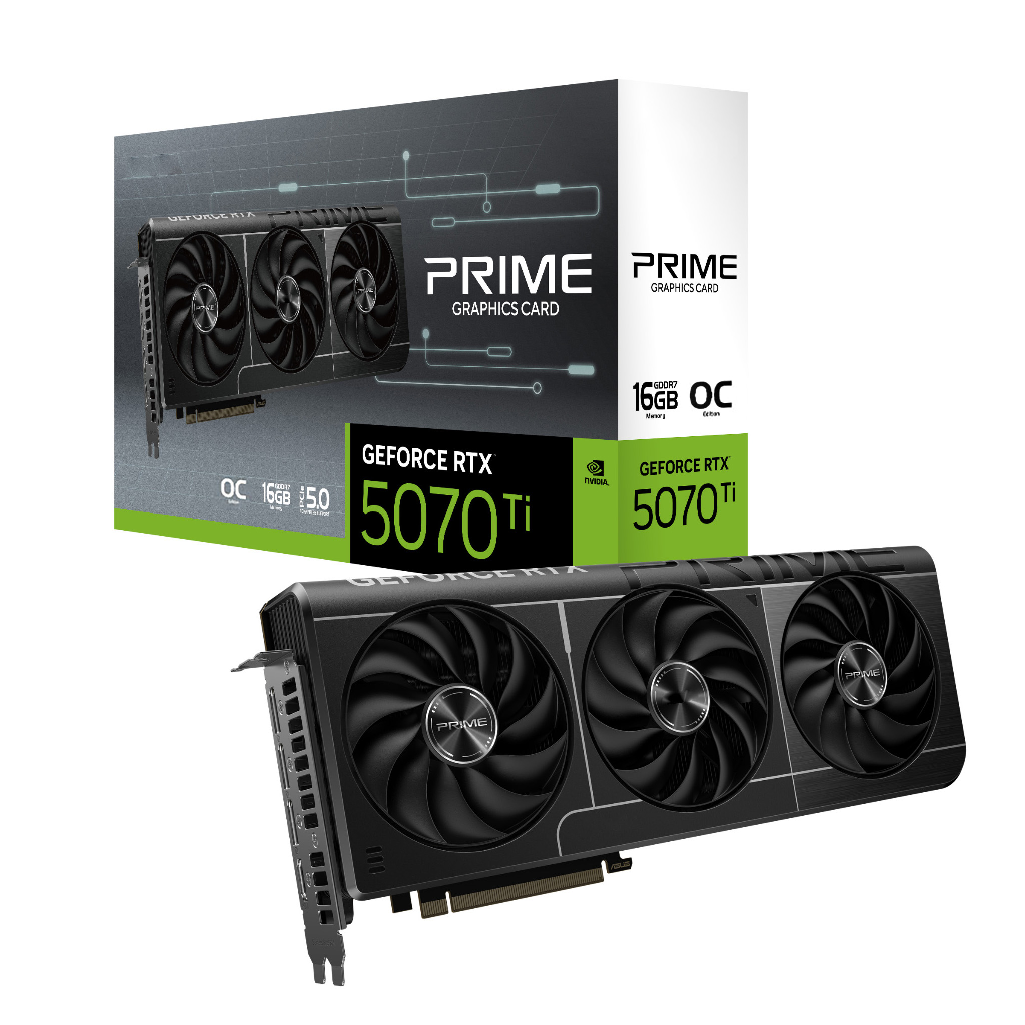 2025 New PRIME GeForce RTX 507 - огляд і ціна Triple Fan Gaming Graphics Card 16Gb