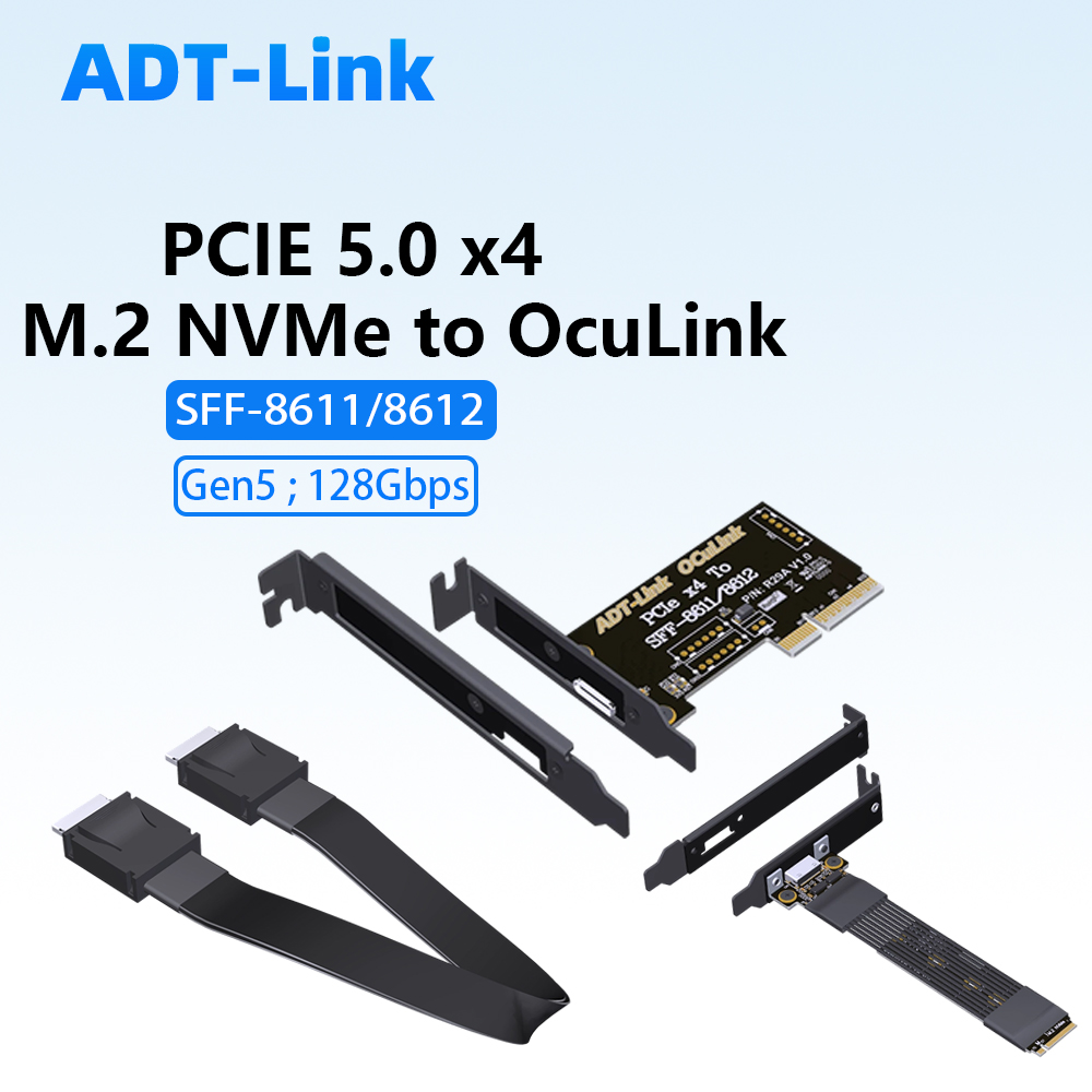 PCIE 5.0 X4 Gen5 M.2 NVMe to S - огляд і ціна Oculink Egpu Dock Graphics Card